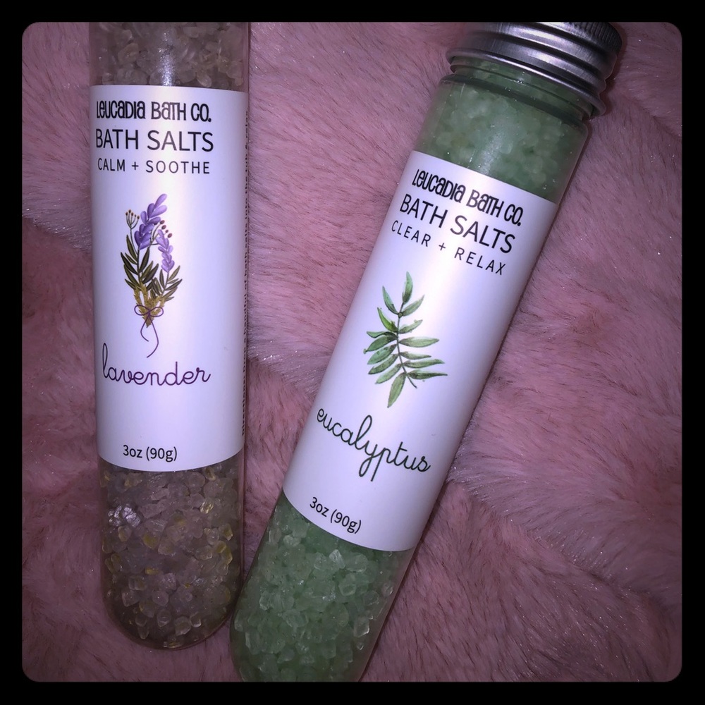 SOLD Lavender and eucalyptus bath salts